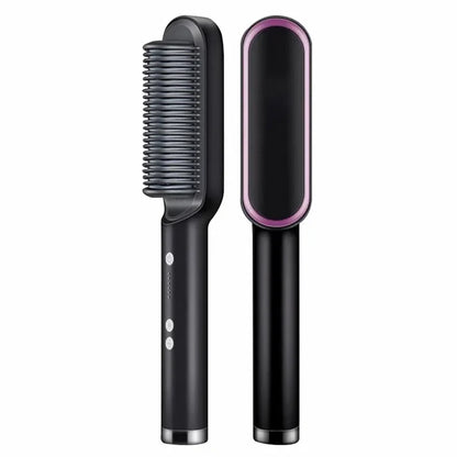 Hair Straightening Hot Brush – Smooth, Shiny Hair in Minutes