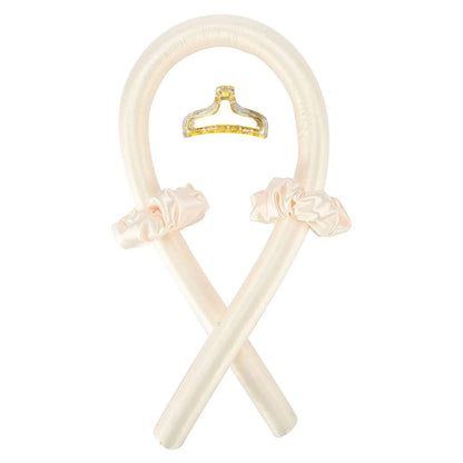 Heatless Curling Iron Headband Set | No-Heat Spiral Curler for Soft, Shiny Curls